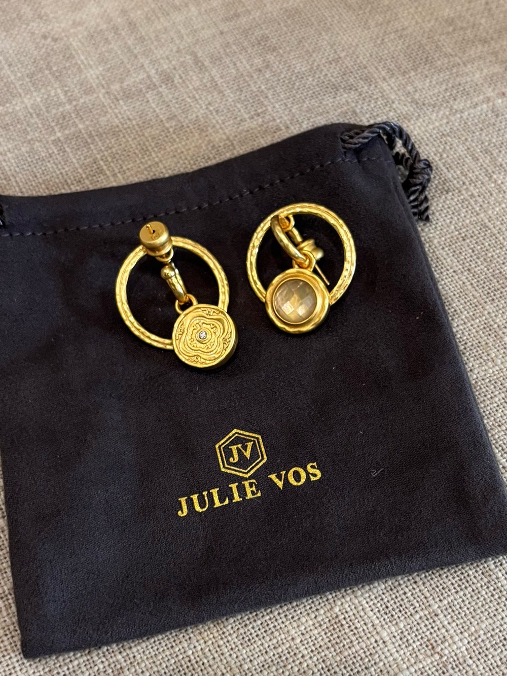 Julie Vos Aster 6-in-1 Charm Earring